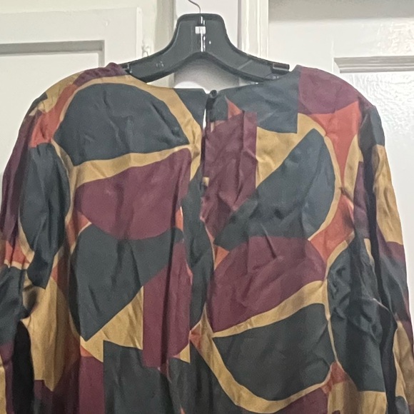 TOAST London geo print cup to blend dress size 18 - Picture 6 of 16